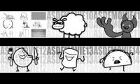 asdfmovie 1-14 Played at once