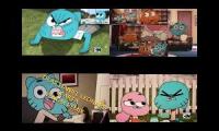 The Amazing World Of Gumball Sparta Venom Remix Quadparison