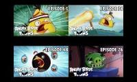 Angry birds toons played at the same time