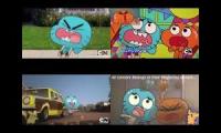 Gumball Has Screaming Sparta Remix Quadparison