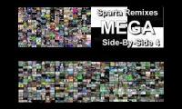 Sparta Remixes Mega Side By Side Quadparison 2 (Half Of Giga Side By Side 2)