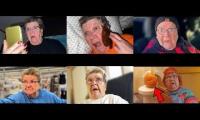 6 angry grandma videos played at the same time