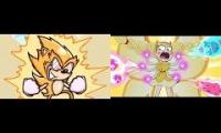 Disney+ SCENES #1 FLETWAY SUPER SONIC VS SSJ BF VS STAR VS MOON!