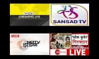 4 - WION NEWS, SANSD TV , zee news, NDTV