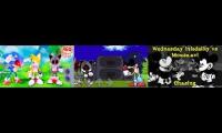 VS Tails.exe FNF - Chasing [Tails - Tails.exe + New Mickey Vs Old Mickey, BF + Sonic - Sonic.exe]
