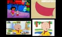 Thumbnail of Dora VS Caillou (Double UGH!!!!!!!) has a Sparta Quadparison