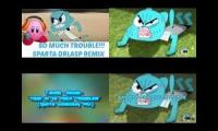 {The Amazing World of Gumball} Nicole: So Much Trouble! Sparta Remixes Quadparison 1