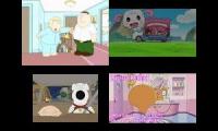 Family Guy Vs Tamagotchi Sparta Remix Quadparison