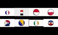 8 Countryball flips their flag