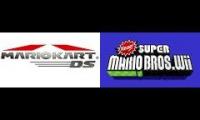 Thumbnail of DS DK Pass Mashup: Mario Kart DS + Newer Super Mario Bros. Wii