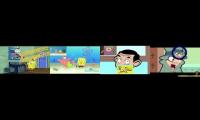 SpongeBob VS Mr. Bean Sparta Venom Remix 4 Parison