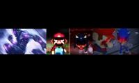 What if: Mario in his with Devil Mario, Mario fight with Sonic Exe and Mario Exe in Revelation?