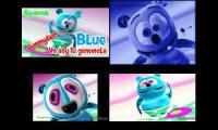 Mashup 4 Gummy Bears in Blue