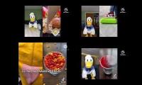 (40 Of 50 V-Ed) Donald Duck Screaming Quadparison 1