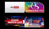 Thumbnail of 6 - DD NEWS, SANSD TV , zee news indiatv rbharat