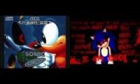 Thumbnail of Sonic Cd And Sonic Exe Game Over (Sonic Cd = Normal Sonic Exe=Reverse)