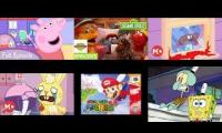 Up to faster 6 parison to Sesame Street, HTF, Peppa Pig, Mario and SpongeBob
