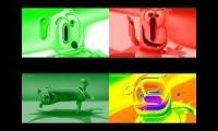 Gummy Bear Song HD (Four Warped Versions at Once)