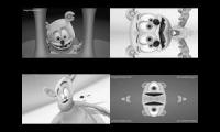 Gummy Bear Song HD (Four Black & White Versions at Once)