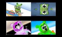 Gummy Bear Song HD (Four Cartoon Versions at Once) - Youtube Multiplier
