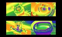 Gummy Bear Song HD (Four Trippy Rainbow Versions at Once)