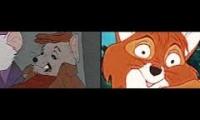 The Rescuers 1992 VHS and The Fox and the Hound 1994 VHS sped up 4x