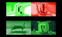 Gummy Bear Song HD (Four Warped & Chipmunk Versions at Once)