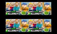 Up to faster 4 parison to SML Jeffys Green Bean Allergy!