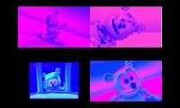 Gummy Bear Song HD (Four Pink & Blue Versions at Once)