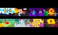Thumbnail of Burger Brawl. First 8 episodes playing at once.