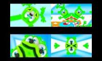 Gummy Bear Song HD (Four Neon & Mirror Versions at Once)
