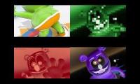 Gummy Bear Song HD (Four Alien Voice Versions at Once)