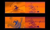 Gummy Bear Song HD (Four Orange & Blue Versions at Once)