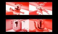 Gummy Bear Song HD (Four Red Versions at Once)