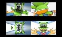 Gummy Bear Song HD (Four Cartoon & Backwards Versions at Once)