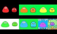 6 pou vs 6 boo 6 different colours gameplay