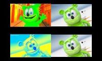 Gummy Bear Song HD (Four Chipmunk Voice Versions at Once)