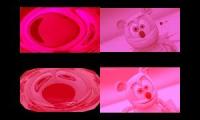 Gummy Bear Song HD (Four Pink & Red Versions at Once)