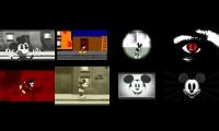 8 versions of suicide mouse avi playing at once part 1
