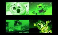 Gummy Bear Song HD (Four Green & Wobbly Versions at Once)