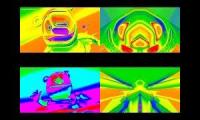 Gummy Bear Song HD (Four Neon & Trippy Rainbow Versions at Once)