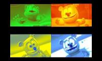 Gummy Bear Song HD (Four Quaking Versions at Once)