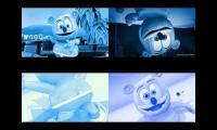 Gummy Bear Song HD (Four Blue & White Versions at Once)