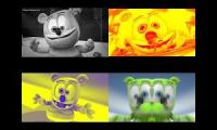 Gummy Bear Song HD (Four Kinda Glitchy Versions at Once)