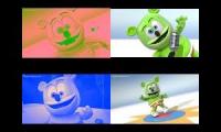 Gummy Bear Song HD (Four Quadruple Versions at Once)