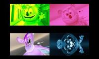 Gummy Bear Song HD (Four Robot & Deep Voice Versions at Once) (Fixed)