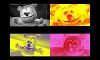 Gummy Bear Song HD (Four Kinda Glitchy Versions at Once) (Fixed)