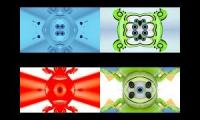 Gummy Bear Song HD (Four Multi Mirror Versions at Once)