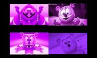 Gummy Bear Song HD (Four Violet Versions at Once)