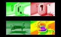 Gummy Bear Song HD (Four Warped Versions at Once)
